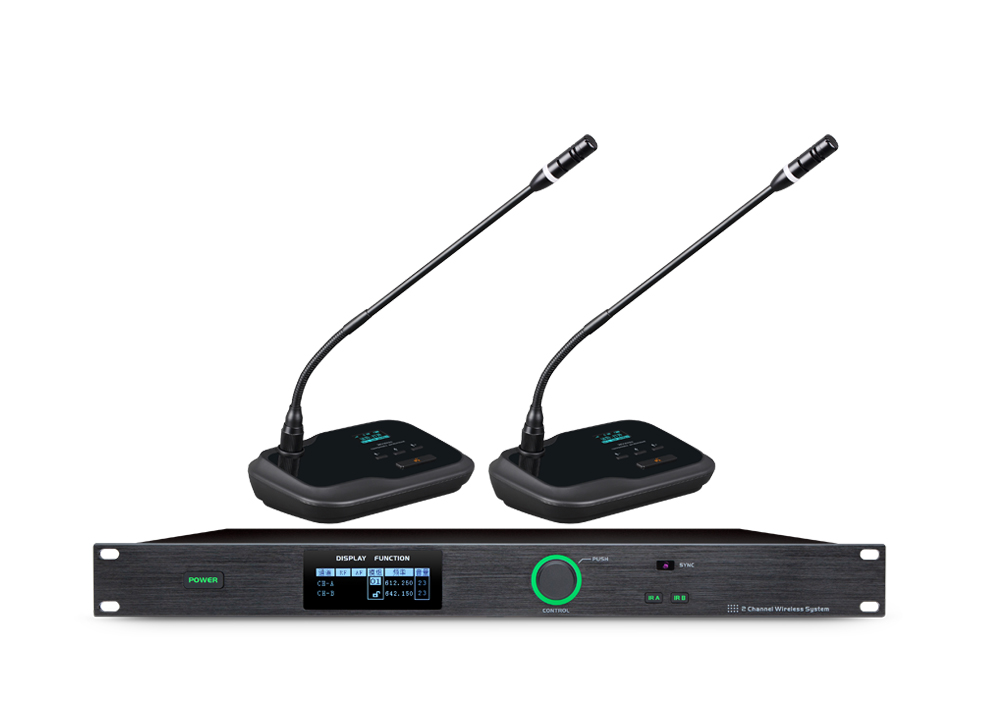 WS-W1200M+WS-W1203D 一拖二会议话筒