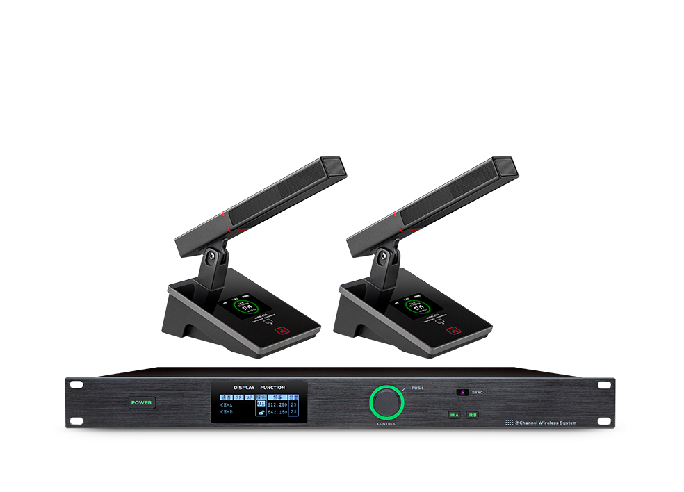 WS-W1200M+WS-W1201D 一拖二会议话筒